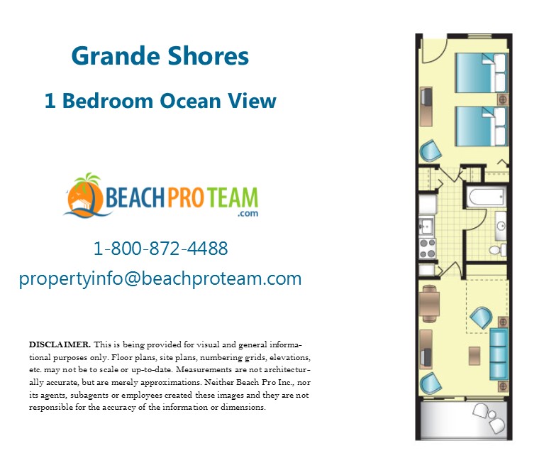 Grande Shores 1 Bedroom Ocean View